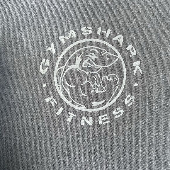 Gymshark Henley Shirt Size Medium Black Activewear Gym Training Athletic Stretch - Picture 4 of 5